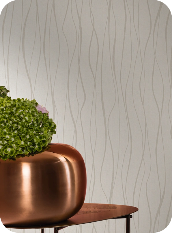 Minimalist wave stripe wallpaper